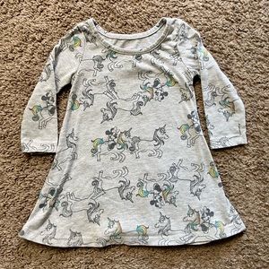 Girls Minnie Mouse Unicorn Long Sleeve Tunic